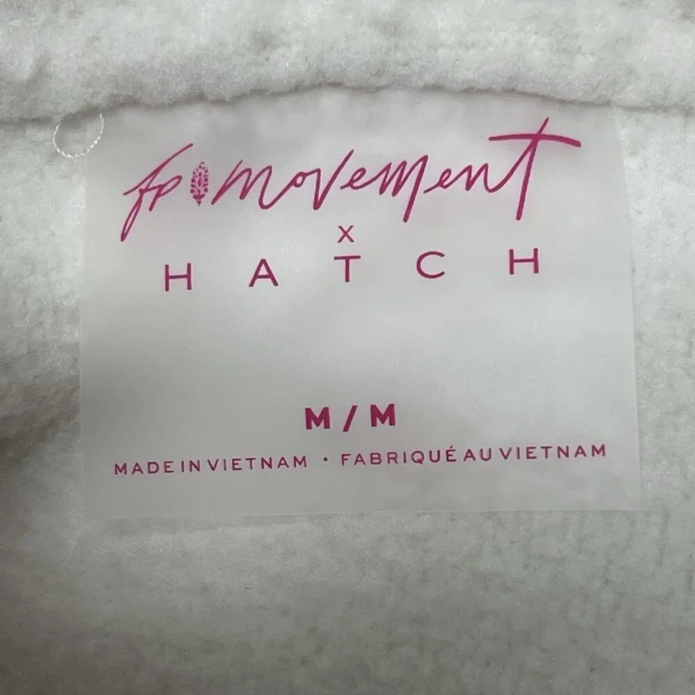 NWT $178 Free People X Hatch Maternity Jacket Medium Hit The Slopes Fleece